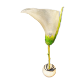 Lampe fleur vintage