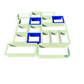 Arrangement 17 modules scandinavian design.