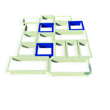 Rangement 17 modules design scandinave.