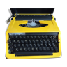 Machine à écrire jaune Brother Deluxe 600- vintage 70