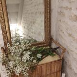 Rattan storage chest