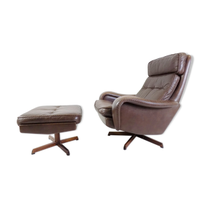Fauteuil en cuir Madsen