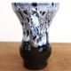 Vase dans le gout de Vallauris noir et blanc
