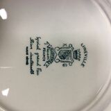 9 blue Luneville KG dessert plates