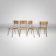 Set of 4 Vintage Chairs, 1960s, Czechoslovakia