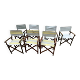 Lot de 7 chaises de jardin vintage