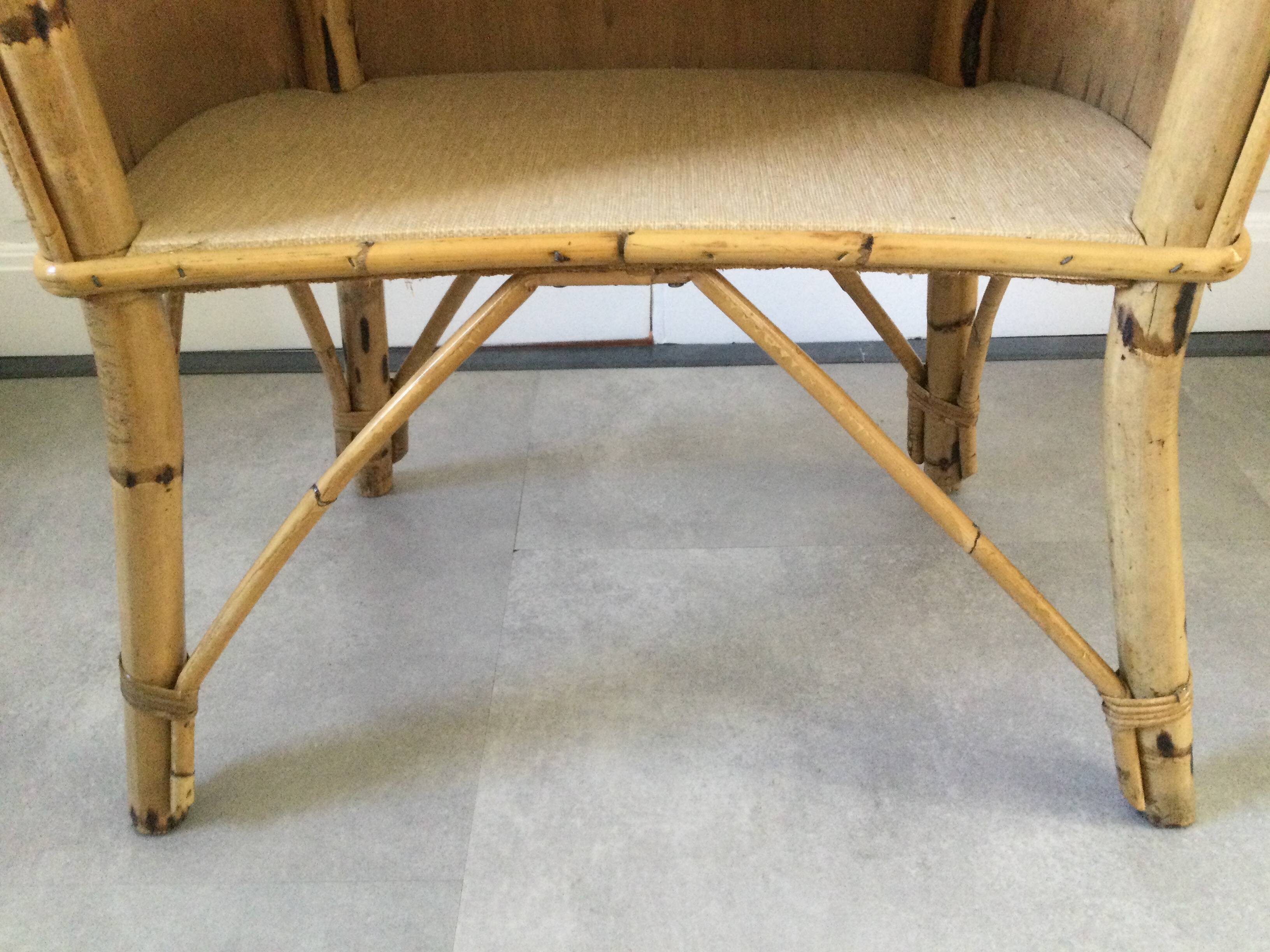 Vintage bamboo/rattan bar circa 1960