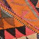 3x11 Orange & Brown Kilim Runner Rug, 88x330Cm