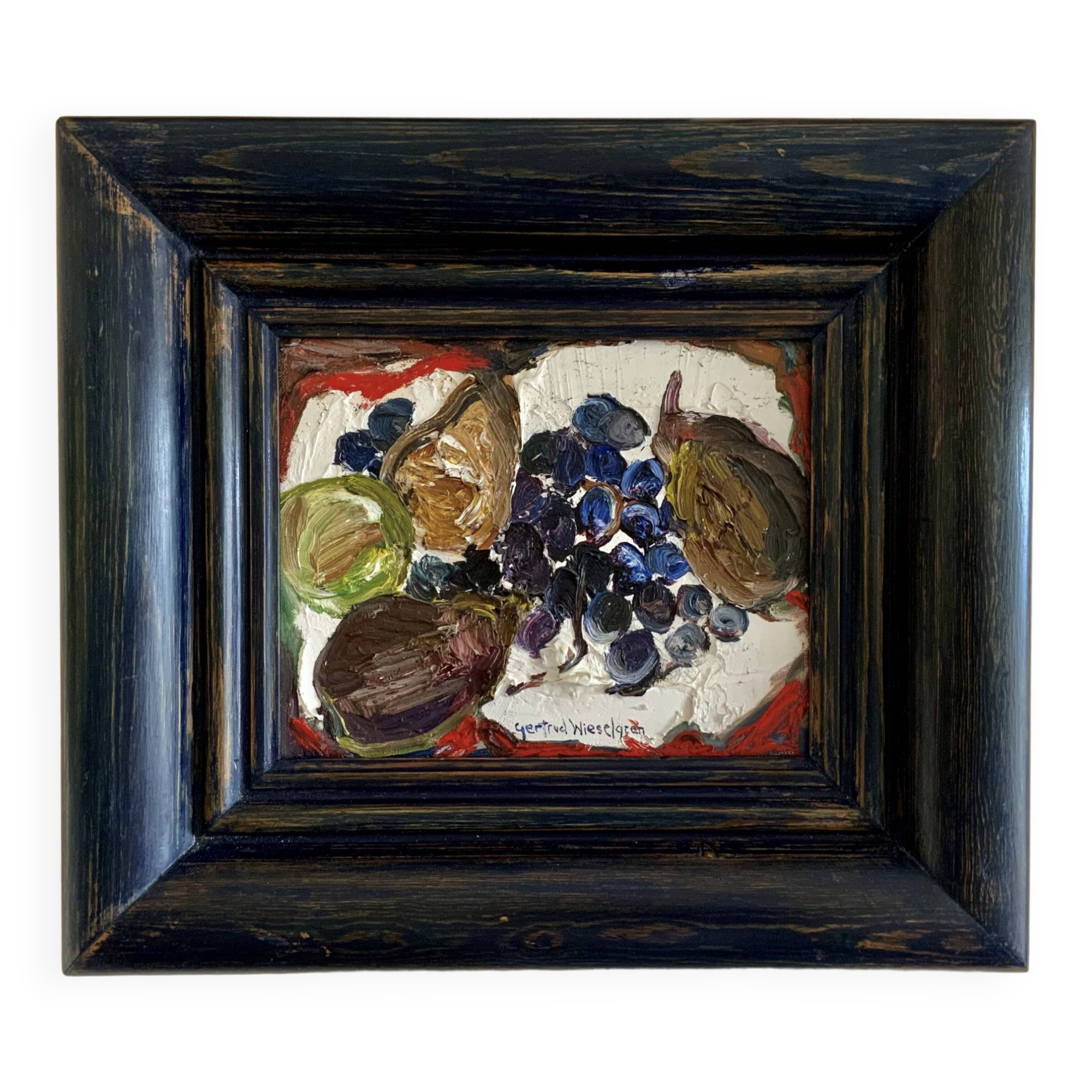 Wieselgren peinture à l'huile nature morte 1991