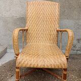 Rattan armchair