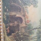 Miniature painting canvas f. butcher