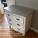 Roche Bobois pine chest of drawers Chambord linen and taupe style