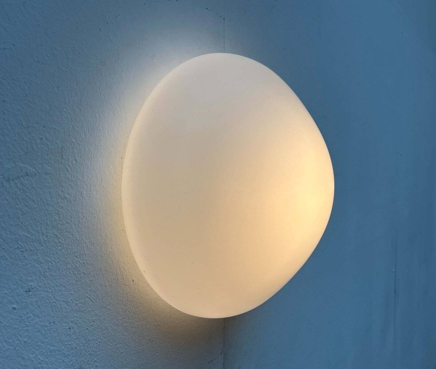 Mid-Century Modern Minimalist Ceiling or Wall Lamp by Wilhelm Wagenfeld for Lindner, Germany, 1950s