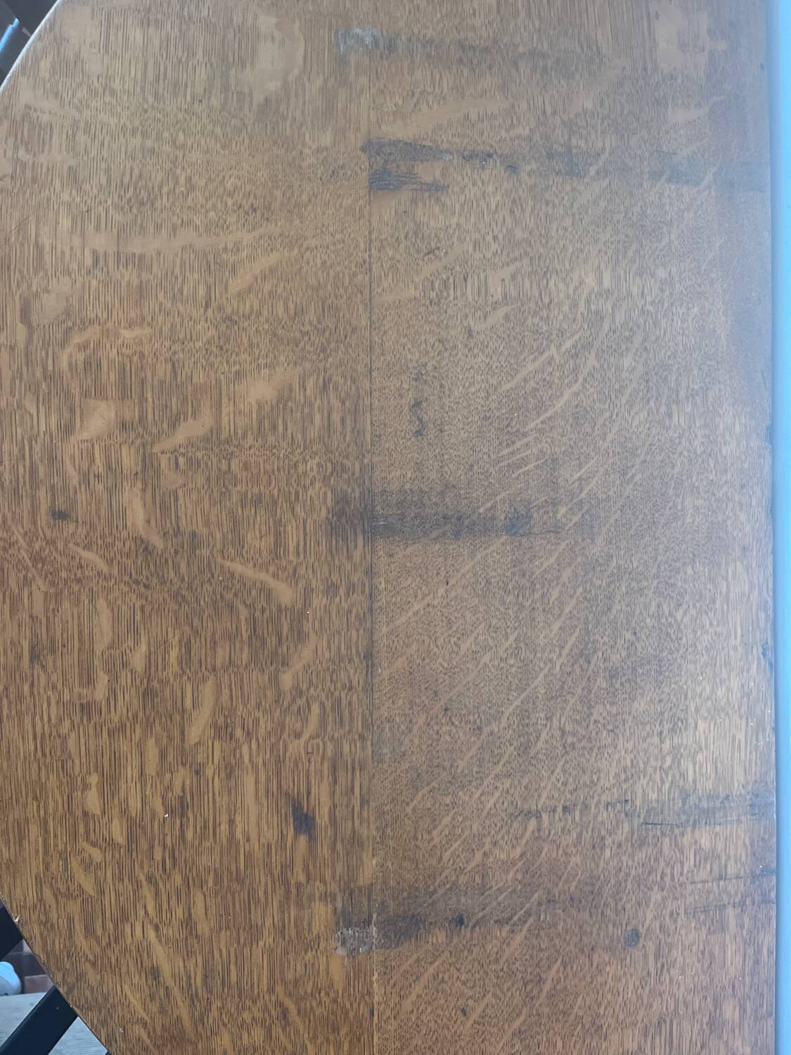 Half moon console-side table