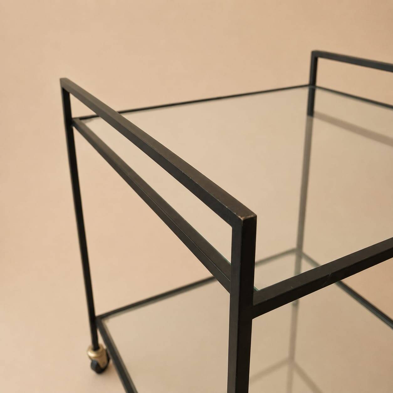 Dutch serving trolley attributed to Franco Campo & Carlo Graffi for Artimeta, 1950s