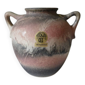 Vase Ruscha Art Allemagne - fat lava