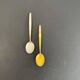 10 silver and vermeil enamel spoons Norway-Sterling 20th century