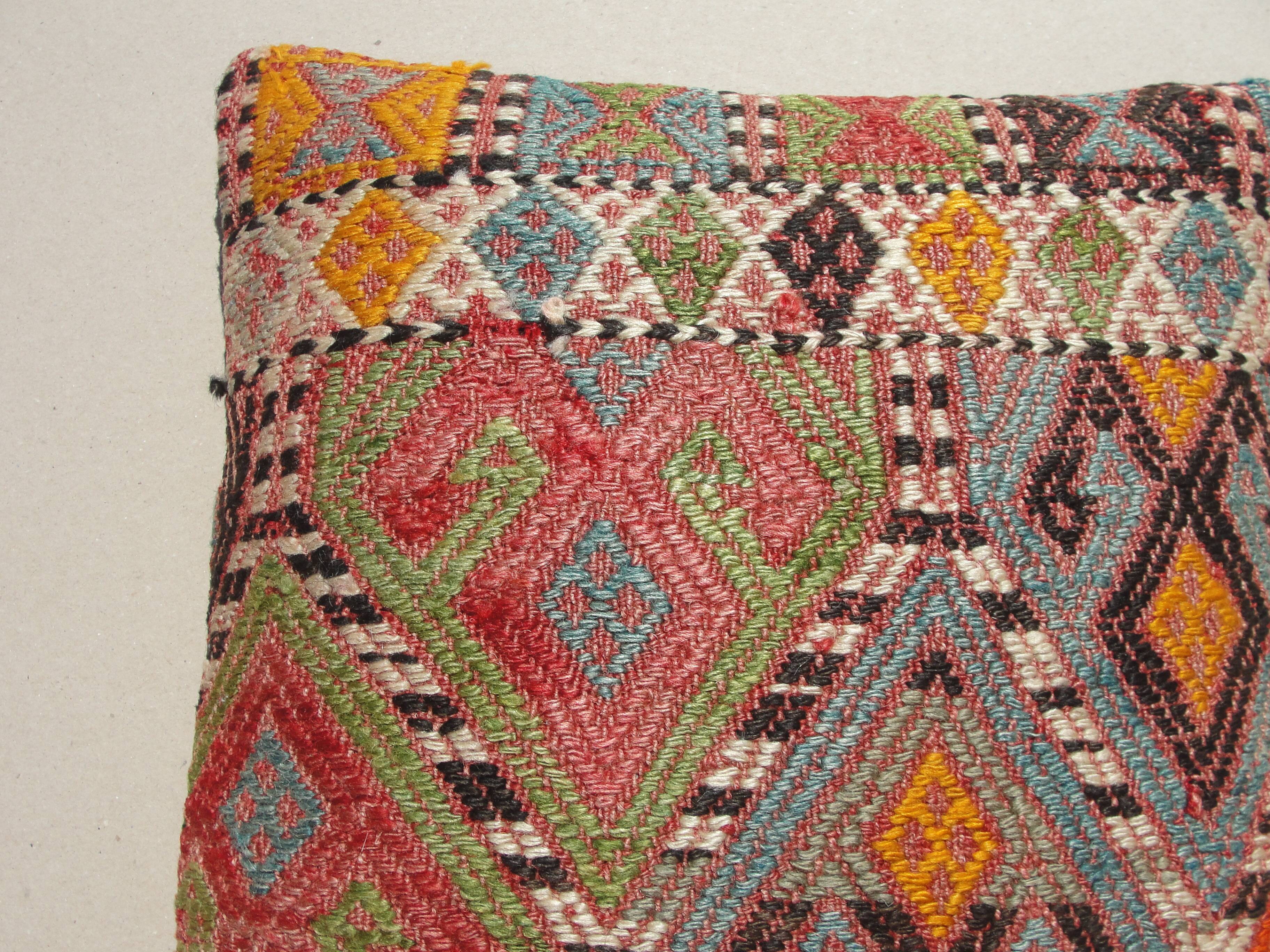 Handmade decorative kilim rug pillow cover cushion case kissen