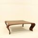 Table basse en Iroko massif par Marc Van Rampelberg