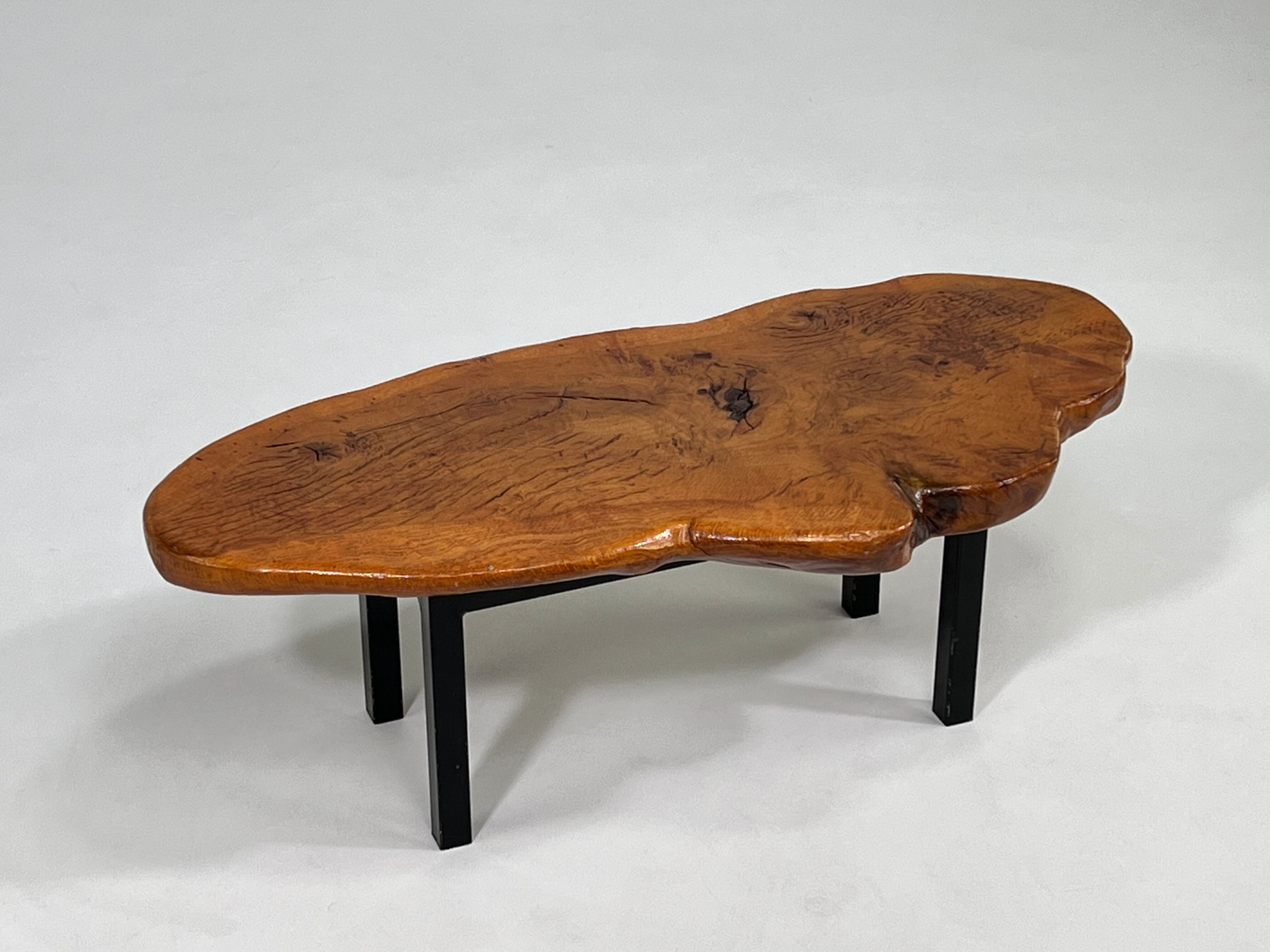 Tree trunk coffee table 50s