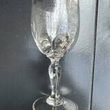 10 wine/water glasses 14.5 cm Cristal d'Arques Matignon Vintage model