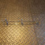Vintage wall-mounted plexi coat rack