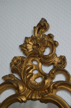 Miroir doré vintage