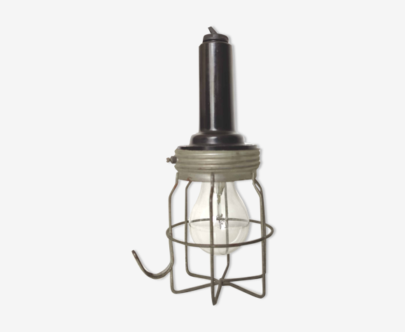 Lampe baladeuse noire d’atelier industrielle