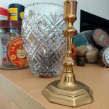 Gilded bronze candle holder