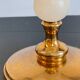 Vintage marble and velvet metal lamp