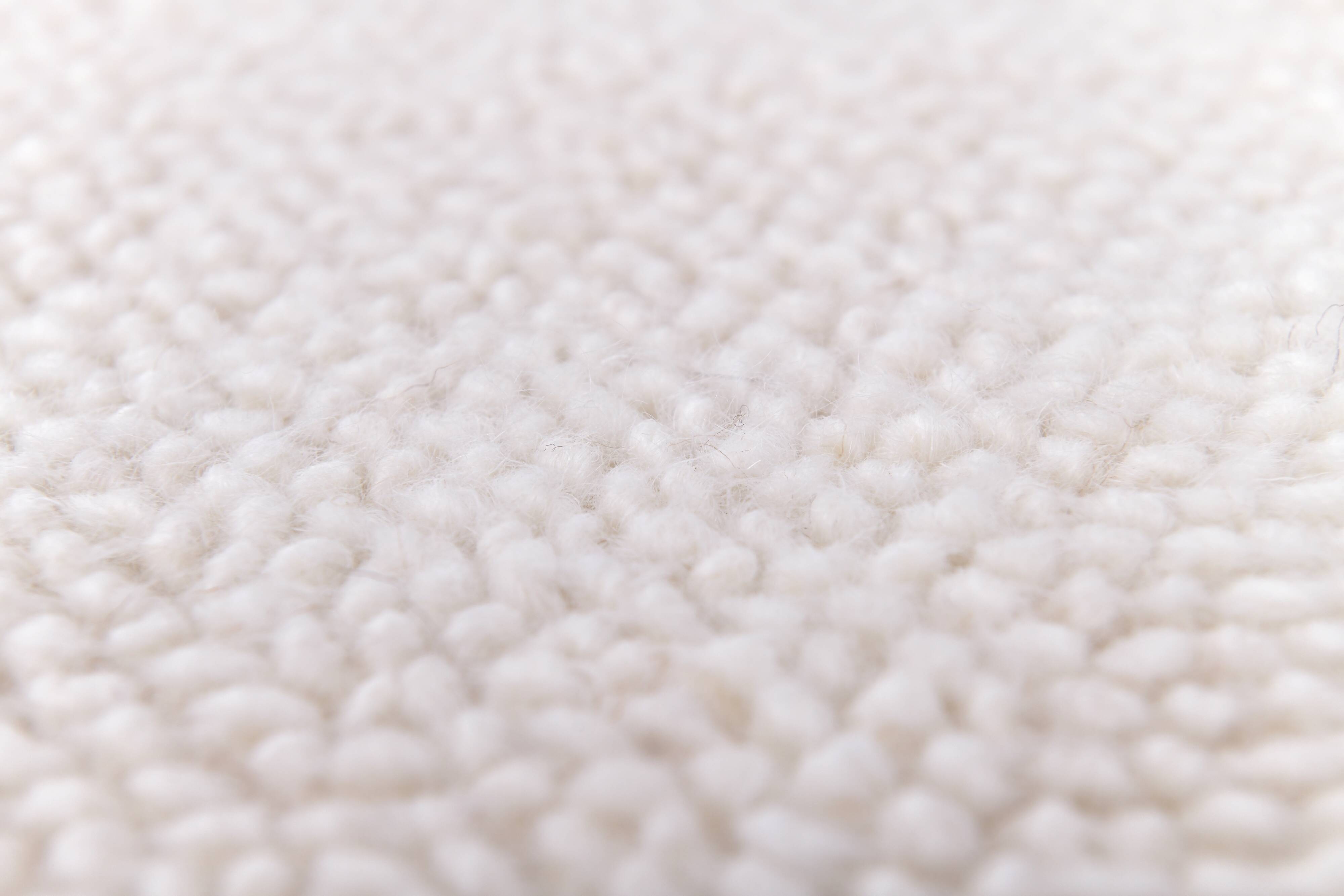 2x10 Neutral White Wool Moroccan Runner Rug, 67x301Cm