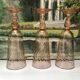 Vintage Rosaline Champagne Flutes