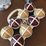 1950s wooden boules game