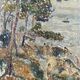 Vintage Oil On Canvas Landscape By Eva Eneroth, Paris, Mid 20th Century