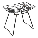 Tabouret Vintage en Fil Métallique par Cees Braakman pour Pastoe, 1960s