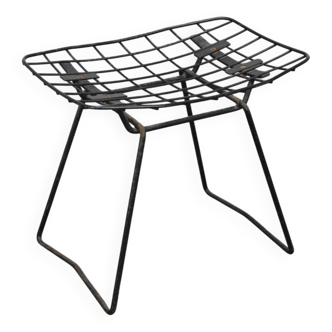 Tabouret Vintage en Fil Métallique par Cees Braakman pour Pastoe, 1960s