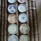 10 assiettes plates anciennes en Terre de fer