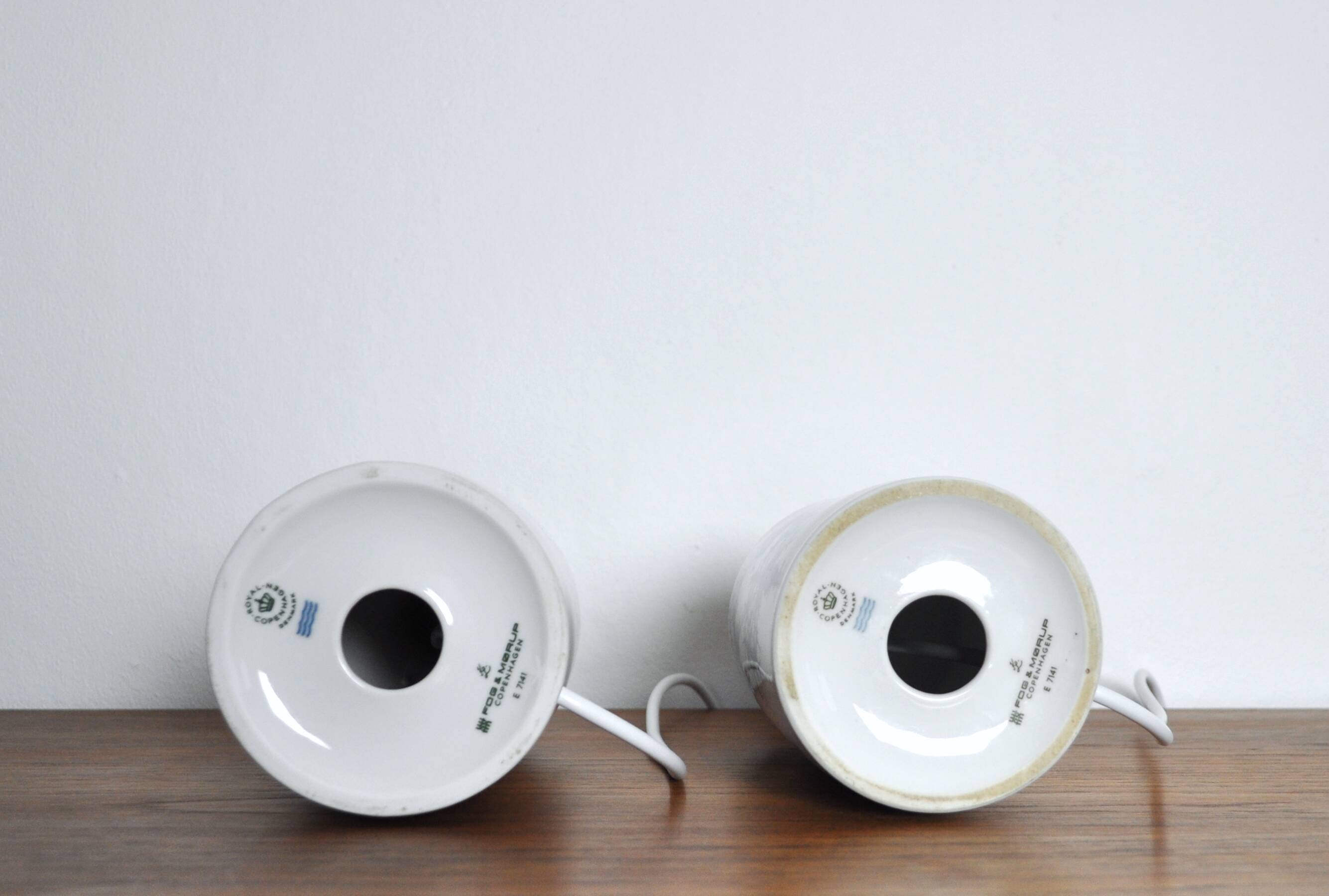 Table Lamps from Royal Copenhagen with Fog & Mørup, 1960s