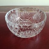 Finger bowl or small bowl in cut crystal 12 cm height 5.7 cm