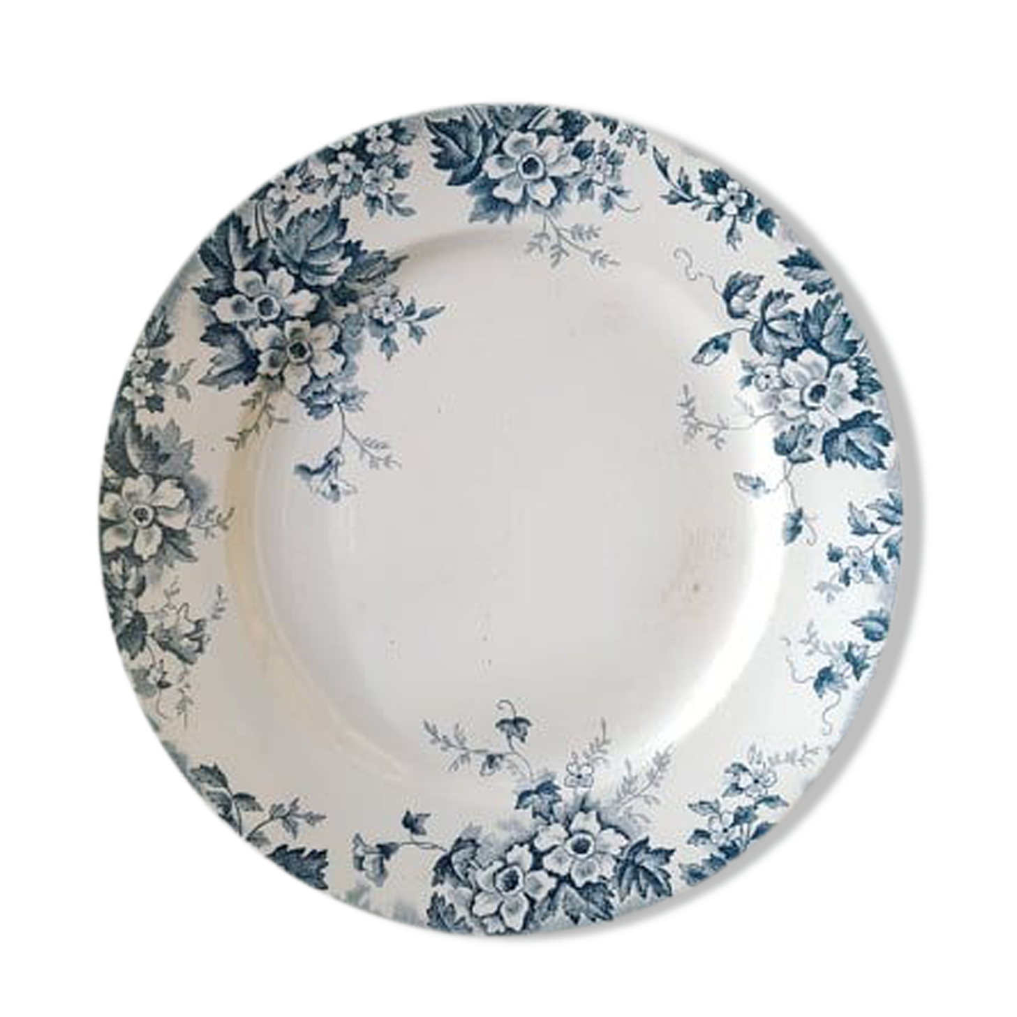 Plate in Iron Earth Saint Amand & Hamage model Marie Louise