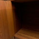 Vintage Scandinavian library, tall sideboard