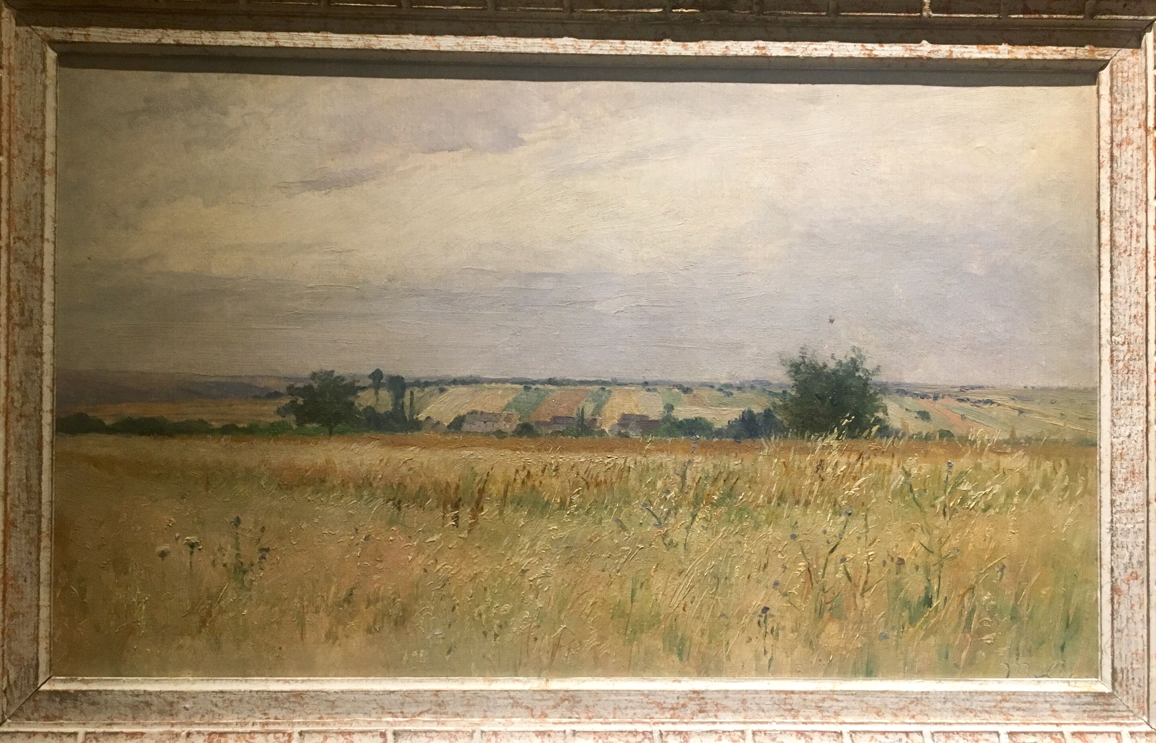 Table, rustic landscape of the year 1930