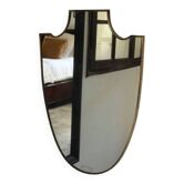 Brass mirror Italian crest Mid-Century, 1950-60