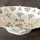 Fruit bowl crafted with floral decoration, Sumi, Romania, centrepiece decor.