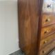 Art Deco walnut chest of drawers with 5 drawers