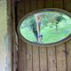 Miroir ovale art déco
