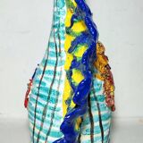 Jarrón de cerámica "IAMA Albisola". Italia, 1970s.