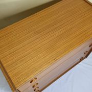 Vintage Scandinavian chest of drawers in teak and teak veneer, 1960s