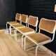 Suite de 4 chaises design par Marcel Breur modèle B32 Cesca