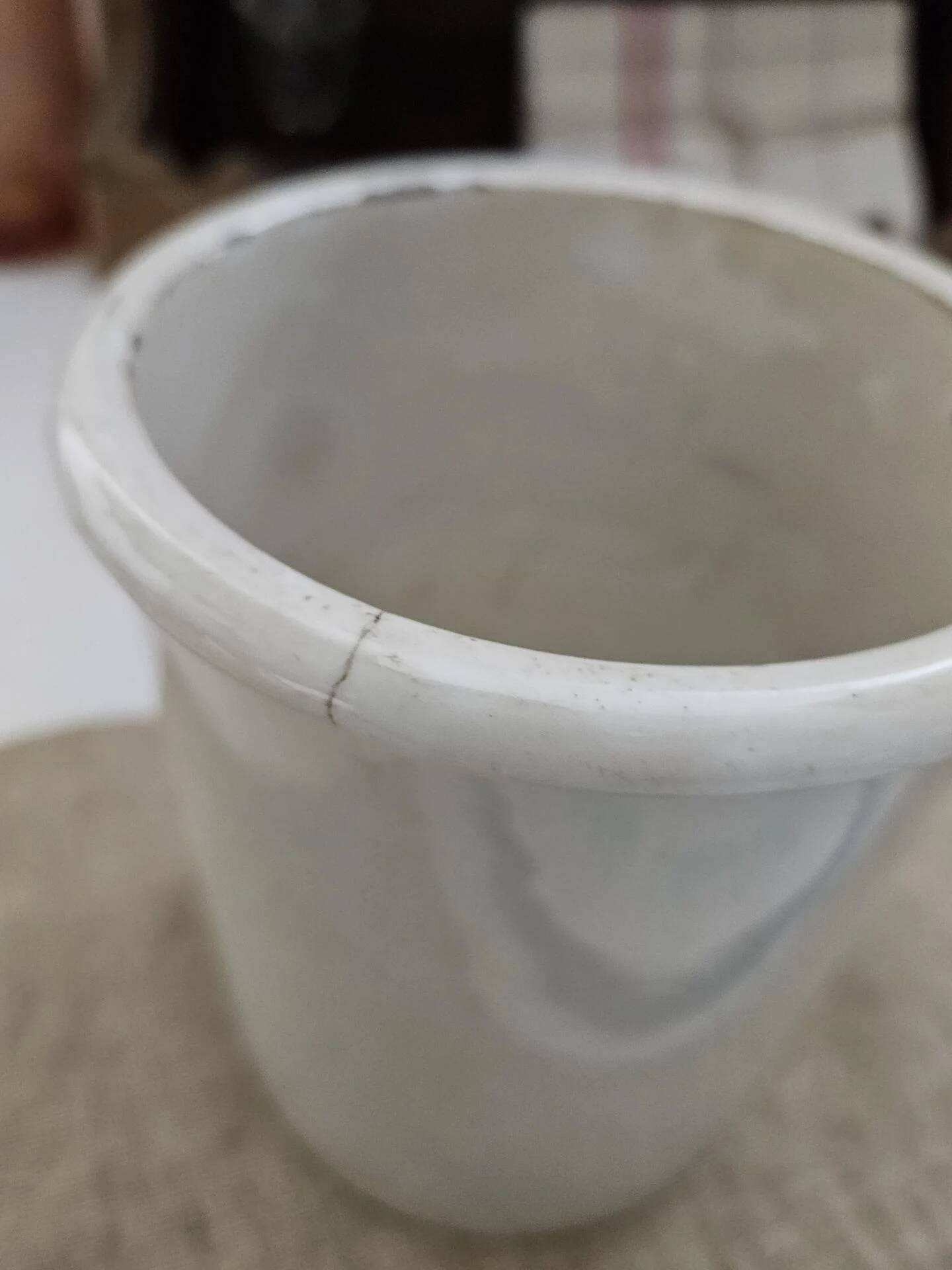 Old stoneware pot - Longwy pot